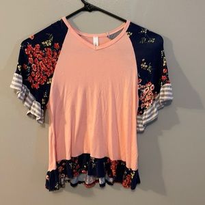 medium girls boutique shirt with small mark